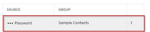 password survey tracking