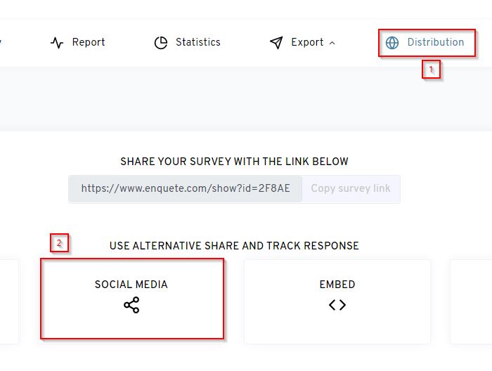 Distribute on social media