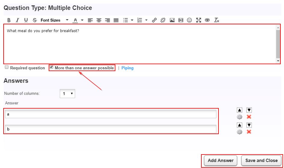 Multiple choice question