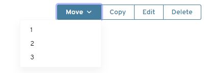 move survey question to a different page